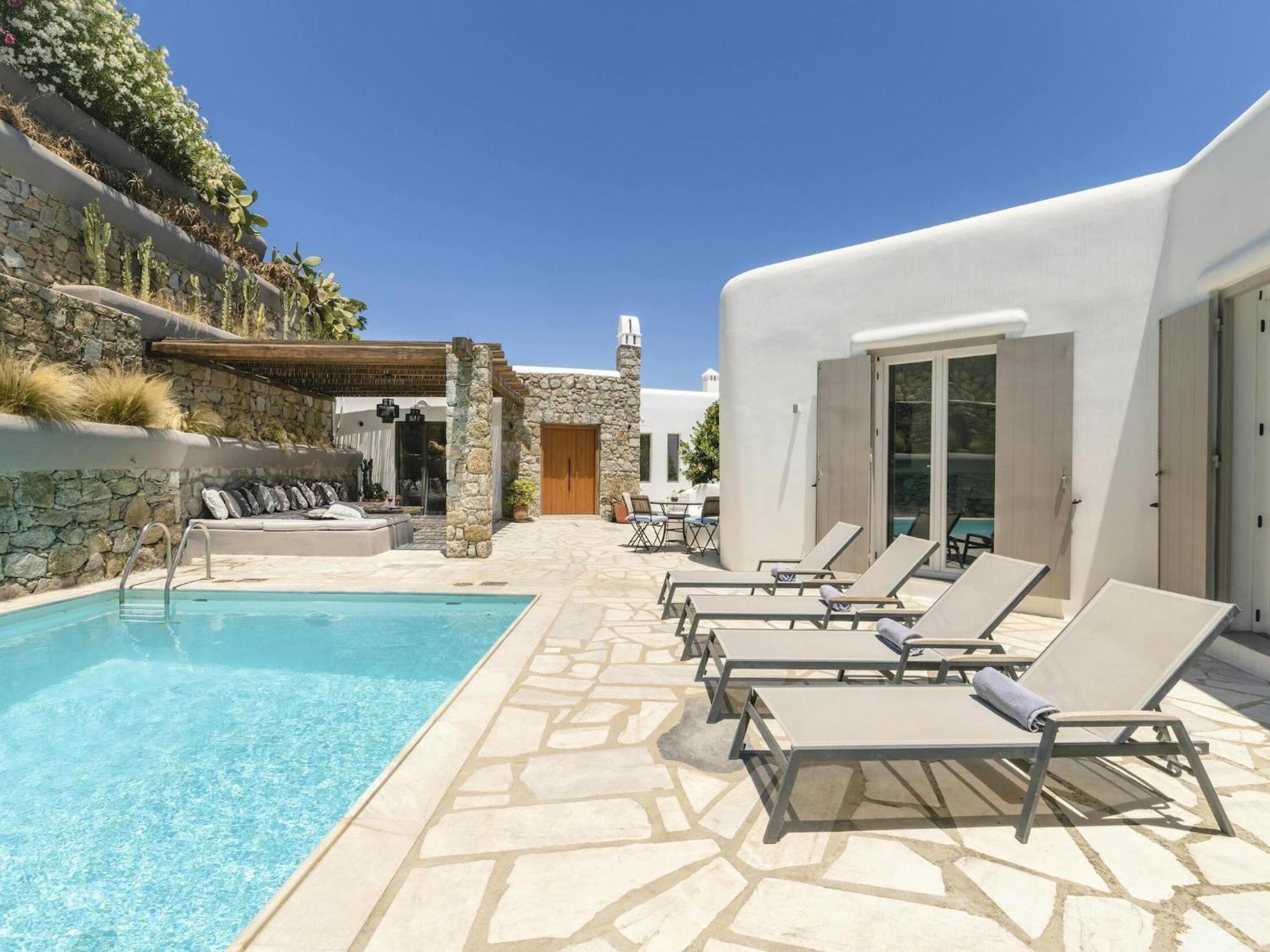 Unique Cycladic With Pool *